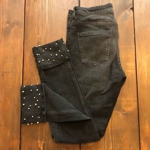 ZARA embellished jeans